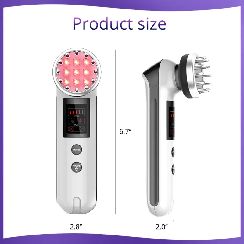 Microcurrent Beauty Device with LED Light Therapy at Home